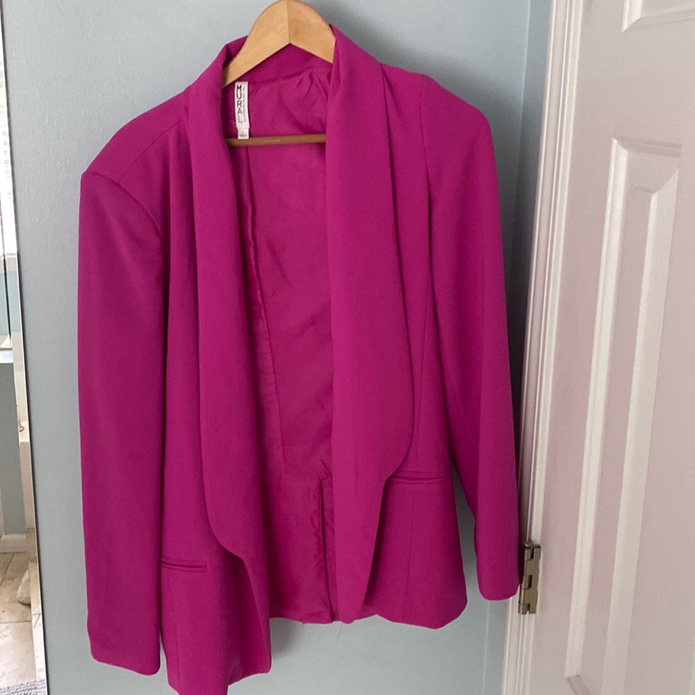 Hot pink blazer